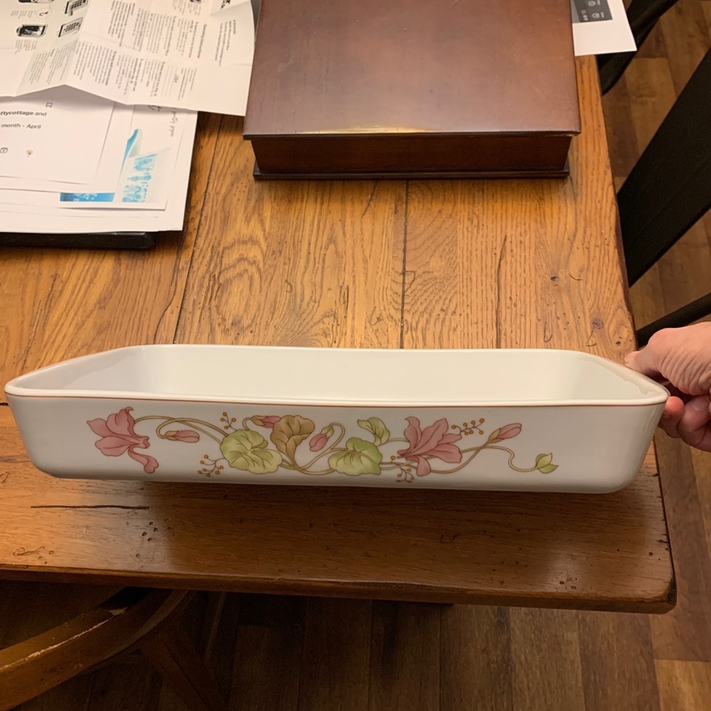 Vintage Pillivuyt ceramic Lasagna Pan (France)